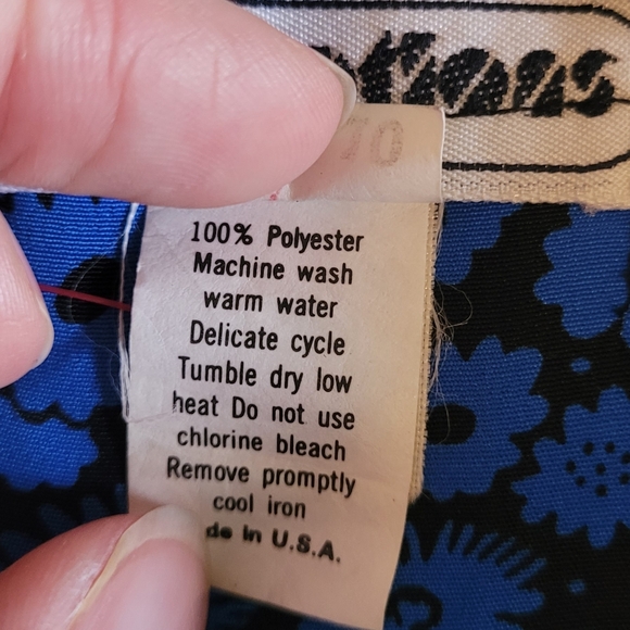 Vibrant 80's vintage dress - Picture 6 of 12